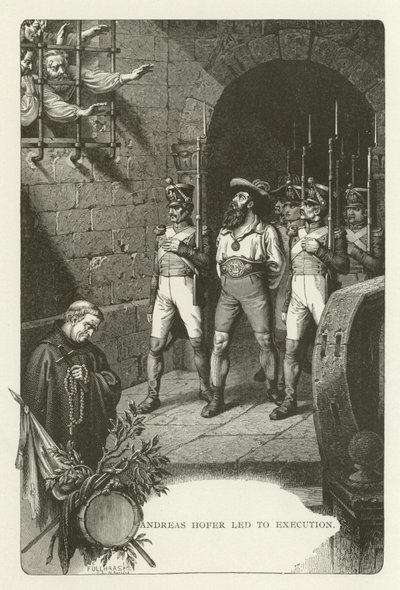 Andreas Hofer led to execution by American School